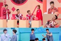 ‘퀴즈 위의 아이돌’ SF9 인성-찬희-휘영-재윤, 김종민과 짜릿 뇌섹 배틀
