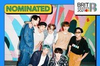 방탄소년단, 英‘브릿어워드’ 인터내셔널 그룹 부문 후보 [공식]