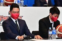 [포토] 전희철 감독-김선형 ‘빵 터지는 출사표’