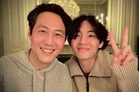 이정재·방탄소년단 뷔 의외의 친분…잘생김이 두 배 [DA★]