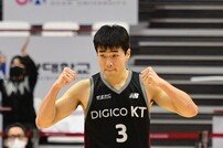 ‘정성우 22점’ KT, 초접전 끝에 가스공사 상대로 88-84 승리