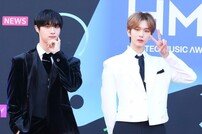 CIX 현석·EPEX 백승, 2MC의 눈부신 비주얼 [DA포토]