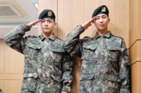 BTS 4인방 기초군사훈련 끝…RM·뷔 ‘최정예 훈련병’ 표창