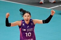 환호하는 김연경 [포토]