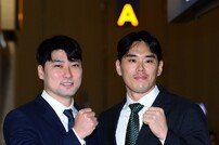 임창민-김재윤 ‘삼성 불펜 강화의 핵심’ [포토]