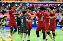 한국전력, 3-1 승리거두며 4연승 달성 [포토]