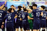 대한항공, KB손해보험 꺾고 공동 1위! [포토]