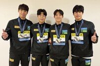 세계선수권 단체전 첫 은메달…한국수영 ‘황금세대’가 일냈다