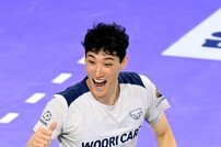 박진우, 득점 후 엄지 척! [포토]