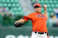 류현진, '12년 만'에 첫 한국 실전 투구 '3이닝 1실점'
