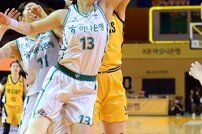 박지수-김정은 ‘치열한 리바운드 다툼!’ [포토]