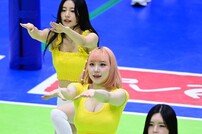 현대건설 치어리더, 병아리 같은 공연 [포토]