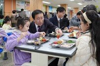 김문근 단양군수, ‘매포초등학교 식생활관’ 방문
