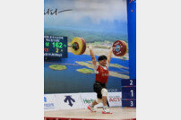역도 김민근, 남 96kg급 중학생 한국신기록