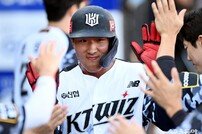 “꽉 찬 공이던데? 다 놀라” KT 감탄케 한 기대주 안현민의 데뷔 첫 홈런