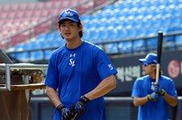 1군 복귀 눈앞 구자욱, 부상 걱정마세요~