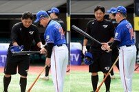 김경문 감독, 김태연의 배트가 궁금해~