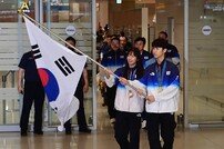 귀국하는 파리올림픽 선수단