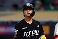 꺾인 손으로 4안타 친 김상수의 공백…KT, 뎁스로 센터라인 중추 메우기