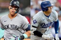 ‘10개→5개 차’ 오타니, ‘홈런왕 저지’에 대역전승?