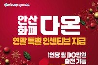 안산화폐 다온, 30만원 충전 시 3만원 더… 연말 인센티브 10%