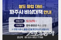 파주시, 철도파업 대비 비상대책 마련