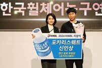 동아오츠카, 2024 KWBL 휠체어농구 신인상 시상