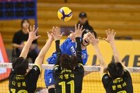마테우스 ‘세 명의 블로커를 뚫어라’