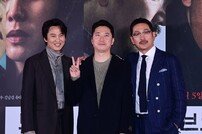 ‘브로큰’의 김남길-김진황 감독-하정우