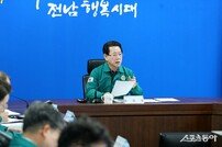 김영록 전남도지사, 설 연휴 대설·한파…“전방위적 대응”