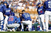 ‘첫 등판서 아찔한 부상’ 밀러, ‘170.6km’ 머리에 직격
