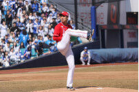 [대구 리포트] 홈런+4사구 아쉬웠지만…‘초구 S%+위기관리 굿’ 김광현 시범경기 첫등판 어땠나