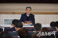 이강덕 시장, 흥해포은도서관 현장확대간부회의 개최