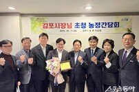 김병수 김포시장, “농업 정책 전환 및 친환경농산물 급식 공급 방안 모색”