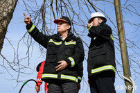 수원시, 봄철 유관기관 합동 산불진화 모의훈련