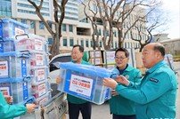 해남군, 경북 영덕군에 긴급구호물품 전달