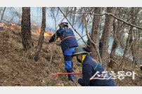 경북안전기동대, 초대형 산불 진화에 중추적 역할