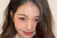 아이브 장원영, 케이크보다 달콤한 인간 복숭아 등장