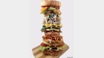 [지금 SNS에서는]타워형 샌드위치 사진