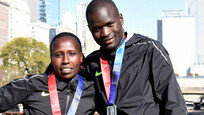 [오늘의 장면/10월12일]케냐 남매 “우리가 시카고 마라톤 주인공”