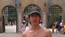 피겨 김진서, 당당 식스팩 복근 공개