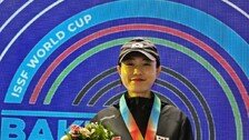 사격 김예지, 월드컵 10m 공기권총서 은메달