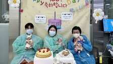 22주 미숙아로 태어난 세 쌍둥이 건강하게 퇴원 “기적”