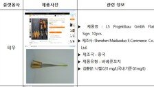 알리·테무서 산 캠핑도구서 발암물질 초과 검출…“판매 중지 요청”