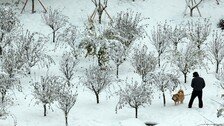 주말 중부지방 습설… 내주 중반 호남에 눈-한파