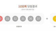 1152회 로또 1등 ‘30, 31, 32, 35, 36, 37’…35명 8.7억원씩