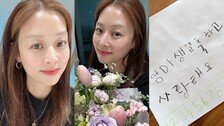 장신영, 강경준 불륜 용서 5개월만 근황…子 “사랑해요”