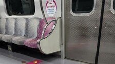대구 지하철 좌석에 대변 테러…“시트 3개 통째로 교체”