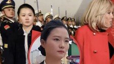 소림사에서 경호 엘리트로…마크롱 옆 中 ‘미녀 경호원’ 화제