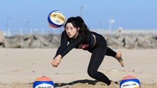 한겨울에도 계속되는 모래 위 훈련…두 번째 아시안게임 꿈꾸는 비치발리볼 신지은